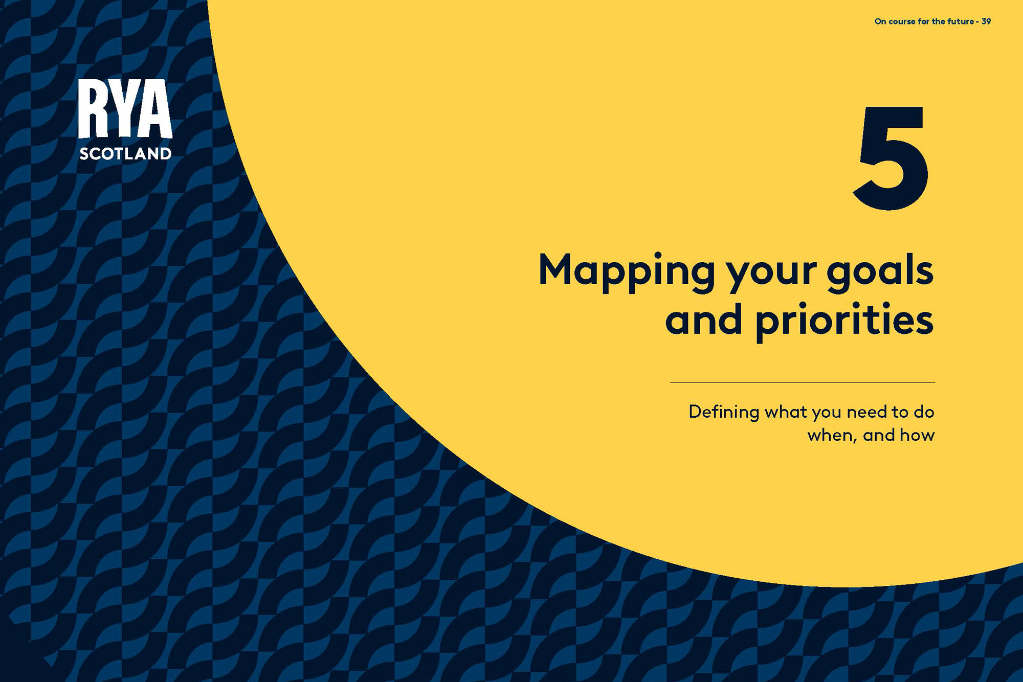 Graphic for Club Development Governance Mapping your Goals and Priorities